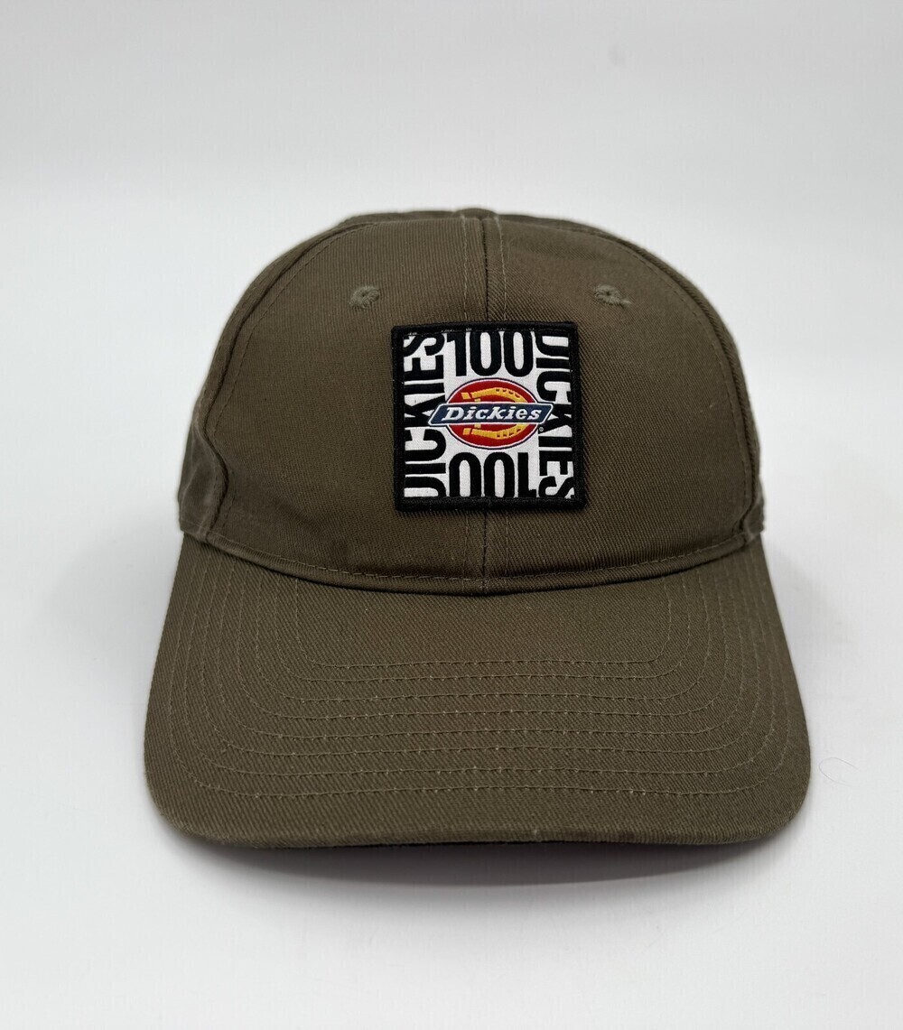 Dickies Hat Cap Snap Back Mens One Size Green Patch Streetwear Adjustable